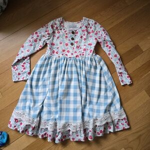 Only Little once Twirl Dress Sz 7